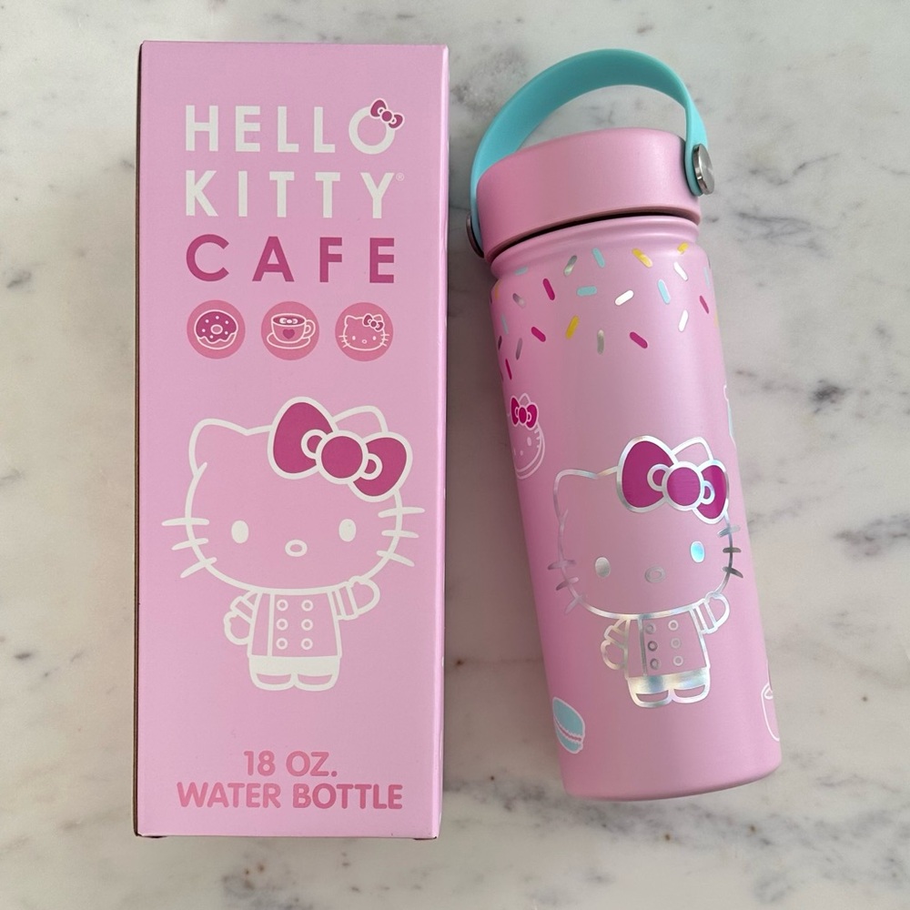 18 oz. Hello Kitty Cafe Thermal Bottle, Limited Edition. Exclusive 2024 HK merch
